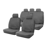 Canvas Car Seat Covers Suits Holden Colorado 7 RG LT/LTZ 4 Door Wagon 11/2012-6/2016 Air Bag Safe on 2 Rows