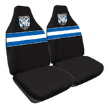 NRL Seat Covers Canterbury Bulldogs One Pair PPNRLBUL60