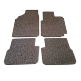 Koil Beige Floor Mats Front & Rear Rubber Composite PVC Coil