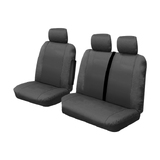 Canvas Custom Made Front Seat Covers Renault Trafic X82 66kW/85kW SWB/LWB  1/2015-On Charcoal OUT7188CHA