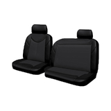 Custom Seat Covers Leather Look Black Suits Mazda BT-50 Single Cab 11/2011-7/2020 TMD.BT50S.11TORO.BK