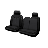 Tailor Made Leather Look Black Seat Covers Suits Hyundai iLoad 2/2008-2021 Front Row