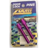 Door Lock Pins One Pair Purple BD-115Pu