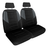 Carbon Mesh Front Seat Covers Pair Airbag Safe