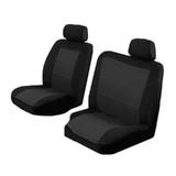 Custom Velour Seat Covers Suits Mazda BT-50 Single Cab XT 11/2011-7/2020 Black
