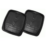 Floor Mats Rear Rubber High Country Black One Pair FMHR201