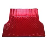 Aluminium Red Shiny Checkerplate Rubber Cargo Boot Floor Mat
