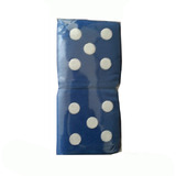 Dice Fluffy Blue One Pair