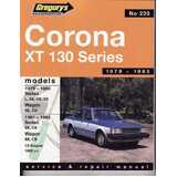  Gregorys Workshop Manual Corona XT130 1981-1983 New GR233