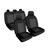 Weekender Jacquard Seat Covers Suits Holden Colorado 7 (RG) LT/LTZ 7 Seat Wagon 2013-2016 Waterproof