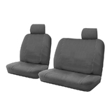Canvas Custom Seat Covers ML MN Triton Single Cab 9/2006-4/2015 Charcoal
