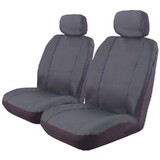 Custom Made Canvas Seat Covers Toyota Prado 120 Series 02/2003-10/2009 3 Rows Airbag Safe