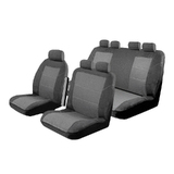 Custom Made Esteem Velour Seat Covers Suits Ford Transit Van 7/2010-On 2 Rows