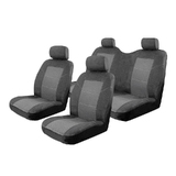 Esteem Velour Seat Covers Set Suits Great Wall V240 K2 Double Cab 7/2009-On 2 Rows