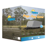 Explore Pop-Top Caravan Cover 16Ft - 18Ft 4.8M - 5.4M Three Layer Water Resistant Polyester ECPV18