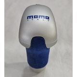Momo Race Air Leather Blue Knob 