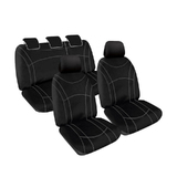 First Row Seat Covers - Getaway Neoprene Seat Covers Suits Hyundai I30 GO Hatch (PD) 12/2017-On Waterproof RM1040.G2B