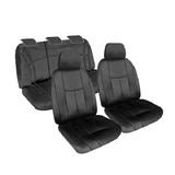 First Row - Empire Leather Look Seat Covers Suits Mazda 3 (BM/BN) Neo/Neo Sport Hatch 2013-2/2019 RM1006.EMB