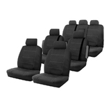 Wet N Wild Neoprene Seat Covers Set Suits Land Rover Discovery Sport L550 SE/HSE Variants 4 Door Wagon 1/2015-On 3 Rows