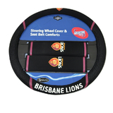 AFL Brisbane Lions Steering Wheel Cover