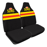 AFL Seat Covers Gold Coast Suns Size 60 One Pair