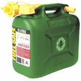 Fuel Safe' Heavy Duty Plastic Fuel Can 5 Litre Green Two Stroke JCAN5LGRE