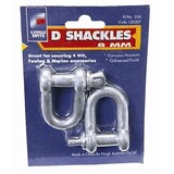 Towing Accessories : D Shackle 8mm Pair DS8
