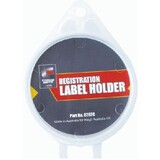 Plastic Rego Label Holder WA  6261B