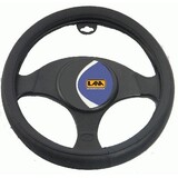Oxford Leather Steering Wheel Cover Black