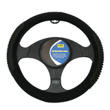 Soft Dot Steering Wheel Cover Black