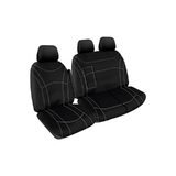 Getaway Neoprene Seat Covers Suits Ford Transit VO Dual Cab Bucket & 3/4 Bench 9/2014-On Waterproof