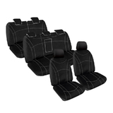 Second Row - Getaway Neoprene Seat Covers Suits Holden Captiva (CG Series 2) LT/LTZ/LS 7 Seater 4/2013-On Waterproof RM5167.G2B
