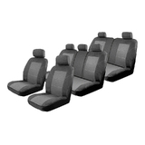 Custom Velour Seat Covers Set Suits Nissan Pathfinder R52 ST/ST-L/Ti Wagon 10/2013-On 3 Rows