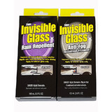 Invisible Glass Rain Water Repellant & Anti-Fog 206ml Combo Windscreen Window Glass Treatment
