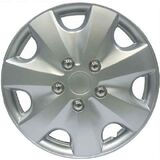 Car Wheel Covers Hubcaps Classic Silver Set Of 4 [Size: 16 inch] RG3503/16