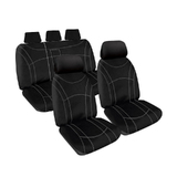 Second Row Seat Covers - Getaway Neoprene Seat Covers Suits Mitsubishi Pajero Sport 5/7 Seater - GLX/GLS (QF) 2019-On Waterproof RM5191.G2B