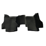WeatherTech Digital Fit Custom Rear Floor Mats Suit Hilux SR5 Dual Cab 9/2012-8/2015 MK7 Series 3 Black 445122