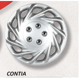 Gear-X Car Wheel Covers Hubcaps Classic Silver CONTIA Set Of 4 [Size: 16 inch] GX858-16   