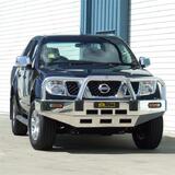ECB Bull Bar Suits Nissan Navara D40 All Model Variants with Ribbed/Groove in Bumper 12/2005-On 