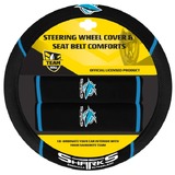 NRL Cronulla Sharks Steering Wheel Cover