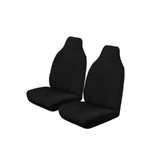 Canvas Seat Covers Toyota Hilux Single Cab 10/2015-On Black