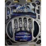 Soundstream 2 Channel RCA Cable Dual Shielded Silk Braided RCA3.0