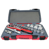 Teng Tools - 21 Piece 1/2 inch Drive Socket Set T1221