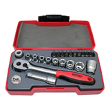 Teng Tools  22 Piece 1/4 inch Drive Socket Bit Tool Set T1422