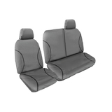 First Row - Tradies Canvas Seat Covers Suits Hyundai Iload (TQ) 3 Seater/6 Seater Van 2008-2021 Grey RM1036.TRG 