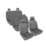 First Row - Tradies Canvas Seat Covers Suits Nissan Patrol (Y61/GU) ST Wagon 7 Seater 10/2004-10/2017 Grey RM1009.TRG 