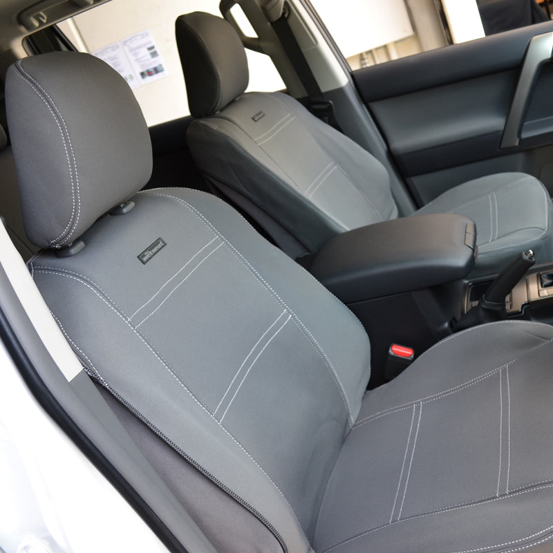 Wet Seat Grey Neoprene Console & Seat Covers suits Toyota Hilux N90 Dual Cab 12/2025-On