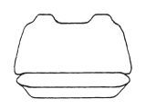 Custom Made Esteem Velour Seat Covers Proton Wira GLI 4 Door Sedan 05/1995-11/1996 2 Rows