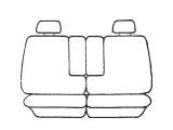 Custom Made Esteem Velour Seat Covers Rolls Royce Silver Silver Cloud III Sedan 1965 1 Row