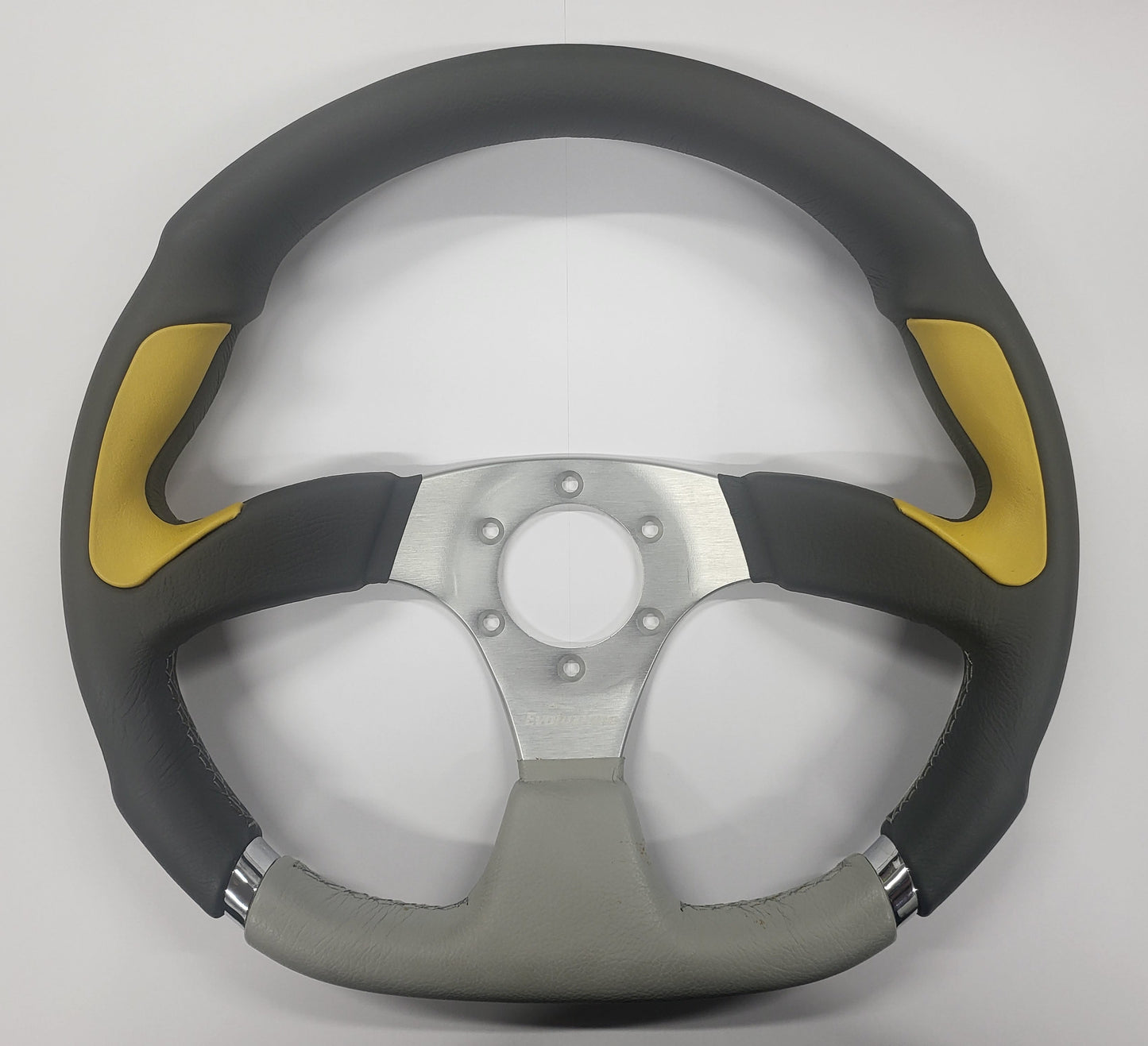 Isotta Steering Wheel Evolution Ice Grey/Yellow